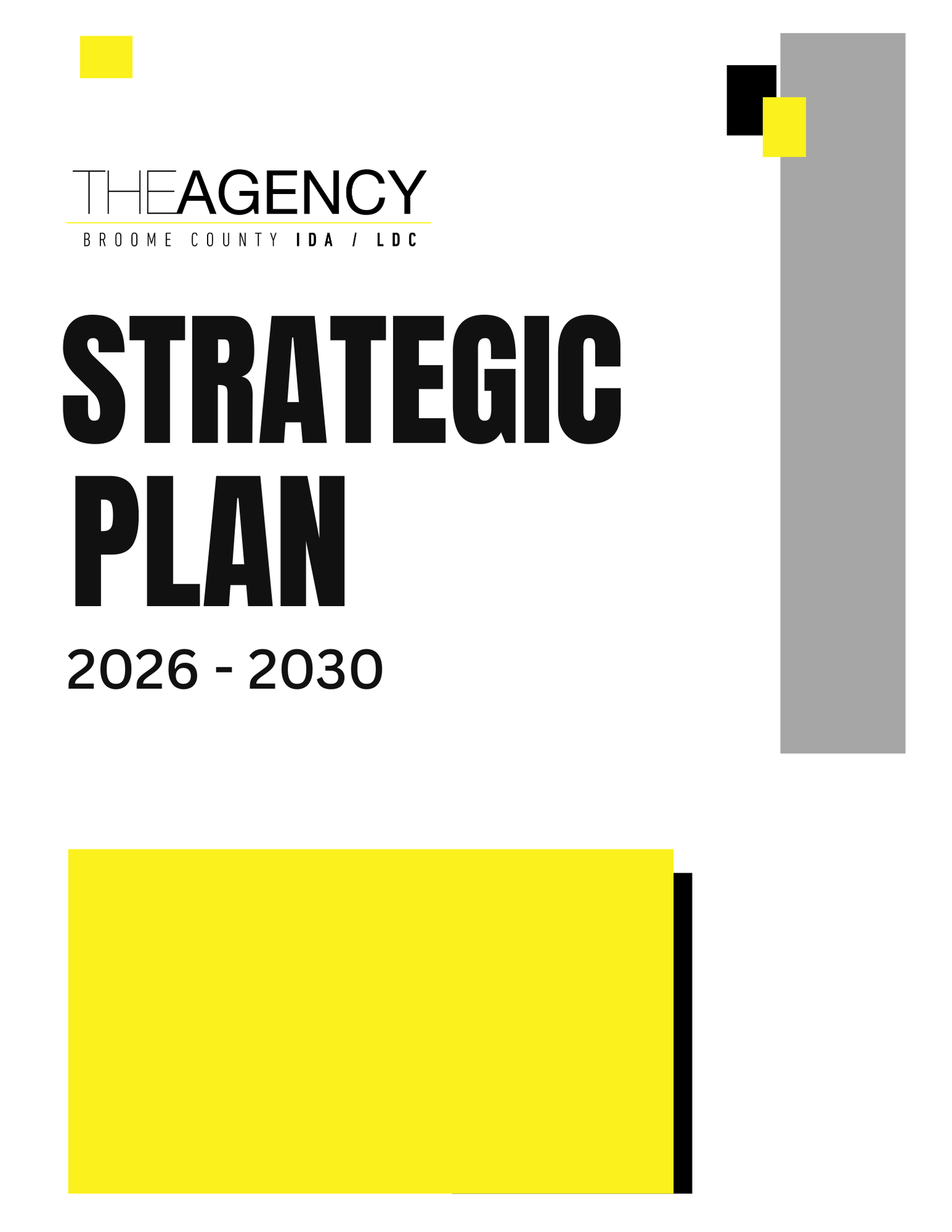 The Agency Releases 2026–2030 Strategic Plan