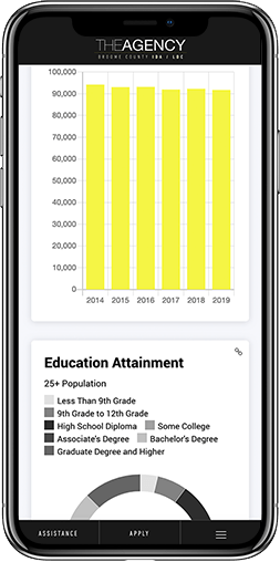 Broome County Statistical Dashboard Mobile Screenshot One