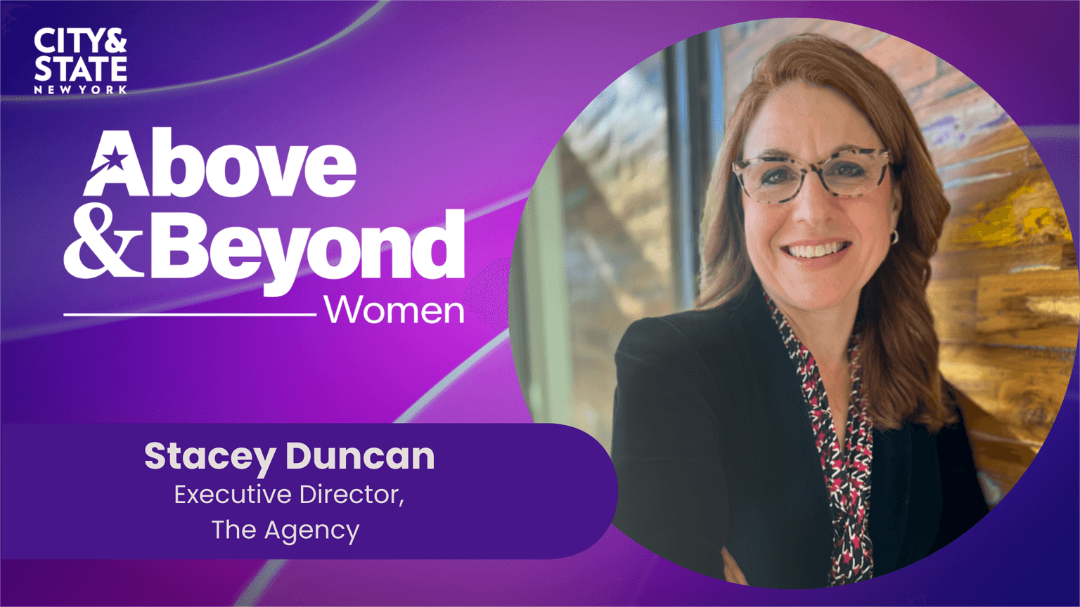 Leadership Alliance CEO Stacey Duncan Awarded 2023 Above & Beyond Award by City & State New York