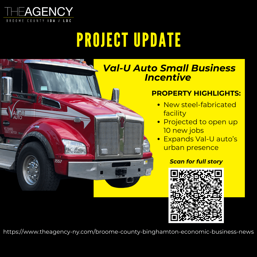 Agency Incentives Help Val‑U Auto & Towing Expand with New Steel‑Fabricated Facility in Binghamton
