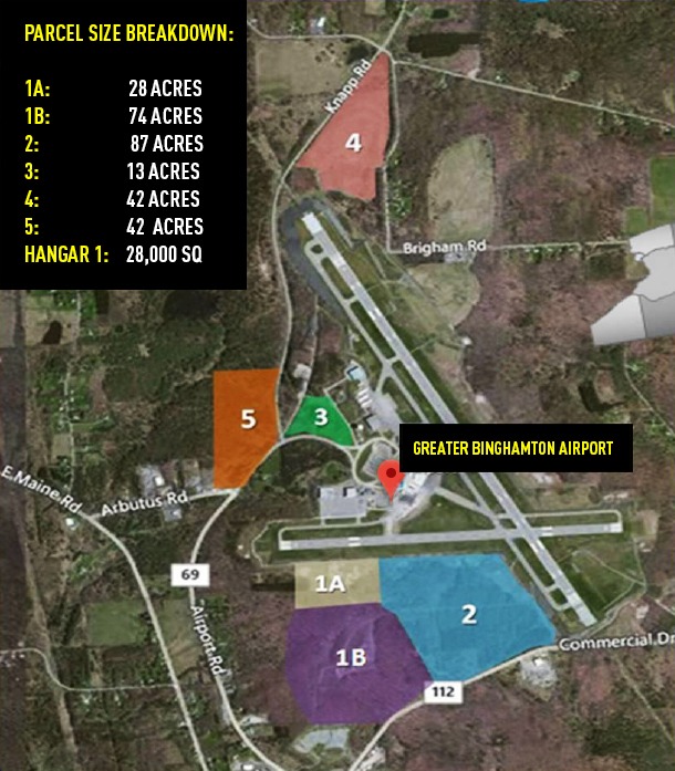 Greater Binghamton Airport Development Sites