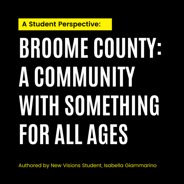 Broome County: A Community for All Ages - A High School Perspective